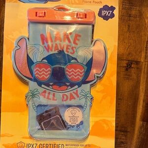 Disney Stitch Make Waves All Day Waterproof Phone Pouch - for live show